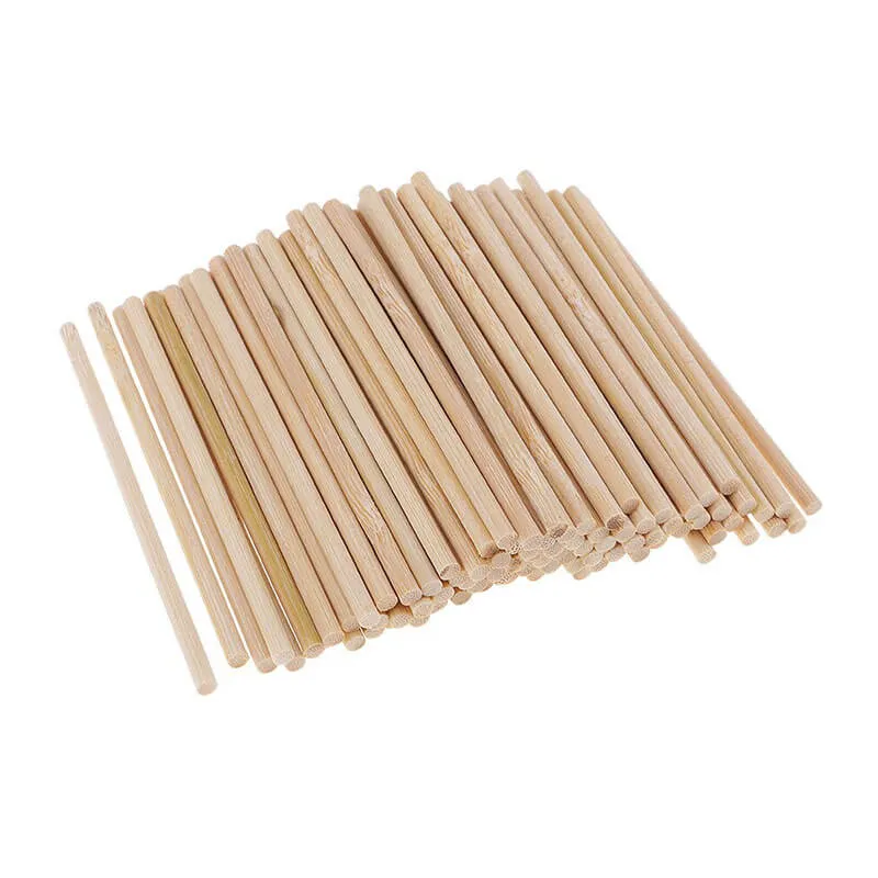 6in Round Wooden Dowel Stick (15x1cm)