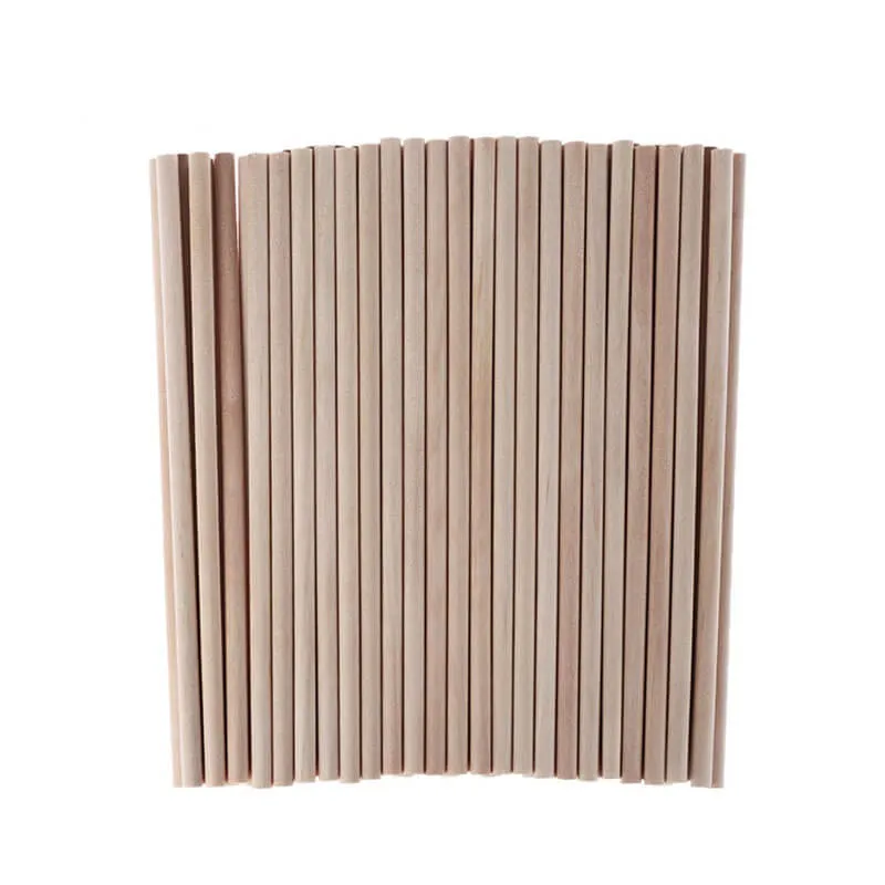 6in Round Wooden Dowel Stick (15x1cm)