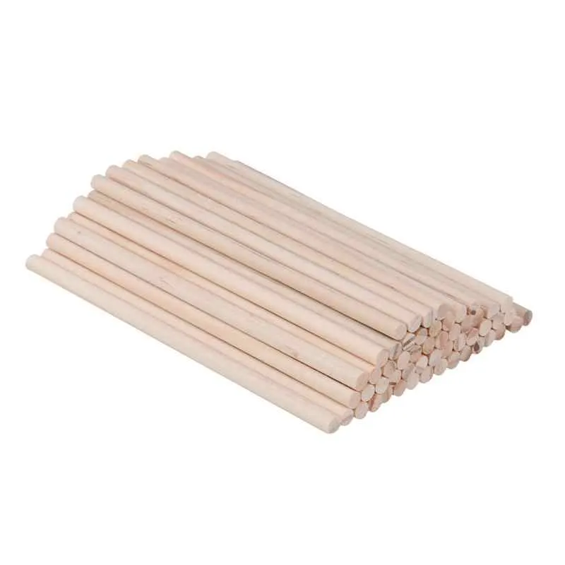 6in Round Wooden Dowel Stick (15x1cm)