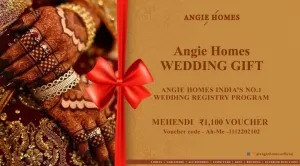 Angie Homes Mehendi Ceremony Gift and Vouchers