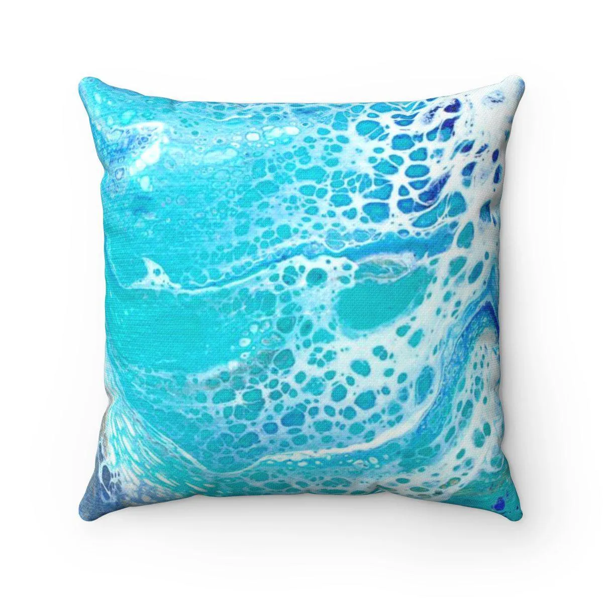 Anna Maria Island Watercolor Map Pillow Cover