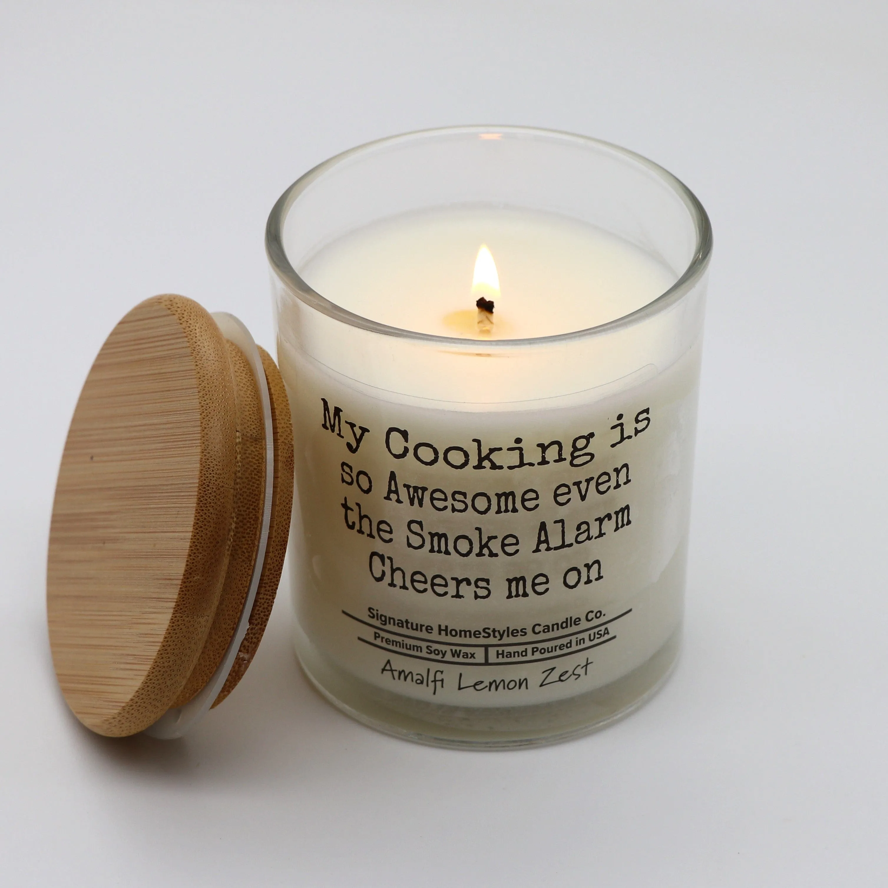 Awesome Cooking Lemon Zest Soy Candle