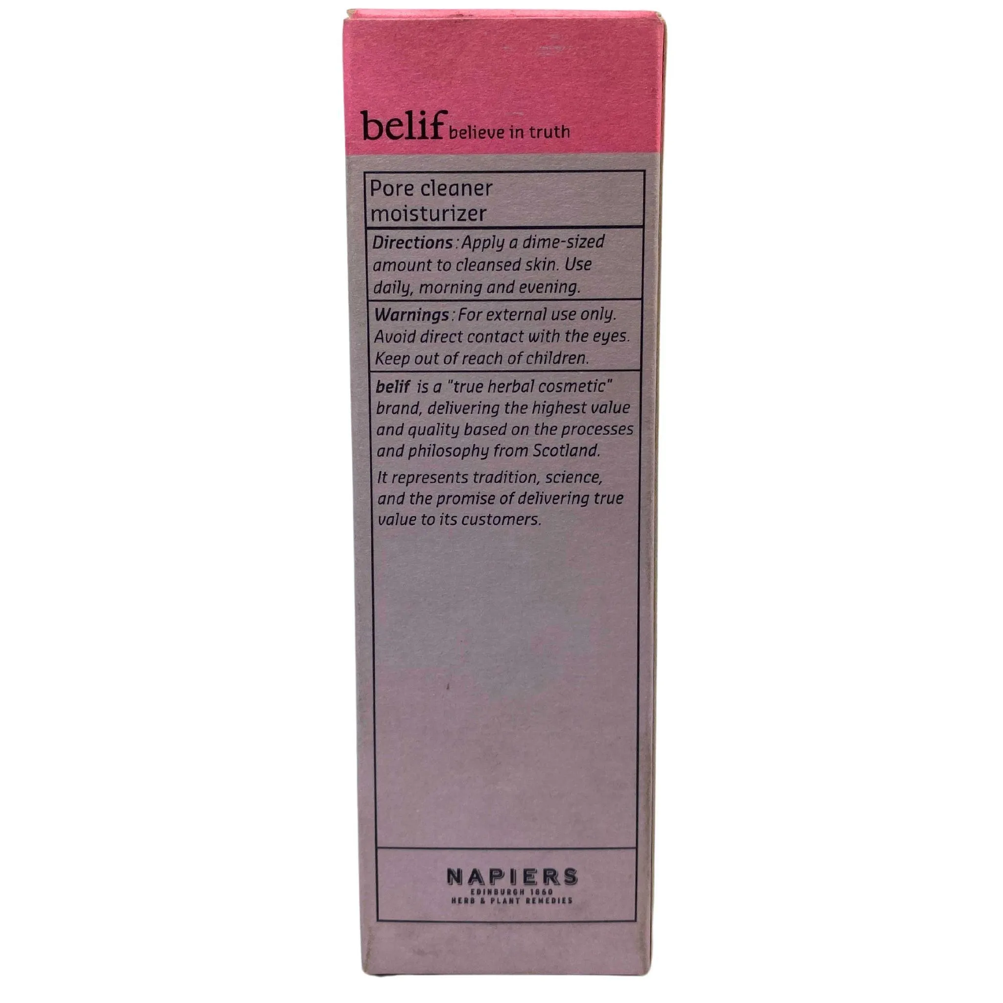 Belif Believe In Truth Pore Cleaner Moisturizer Dermatologically Tested 4.22oz (48 Pcs Lot)