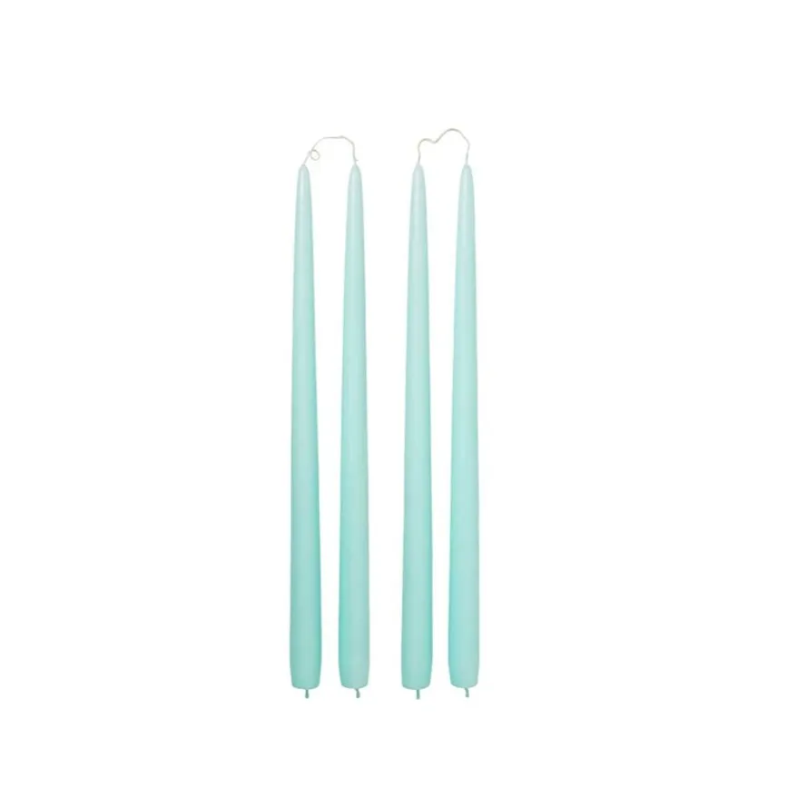 Broste Copenhagen Tapered Candles - Set of Four - Various Colours