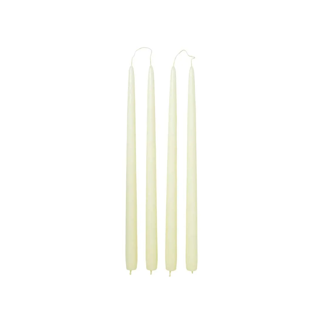 Broste Copenhagen Tapered Candles - Set of Four - Various Colours