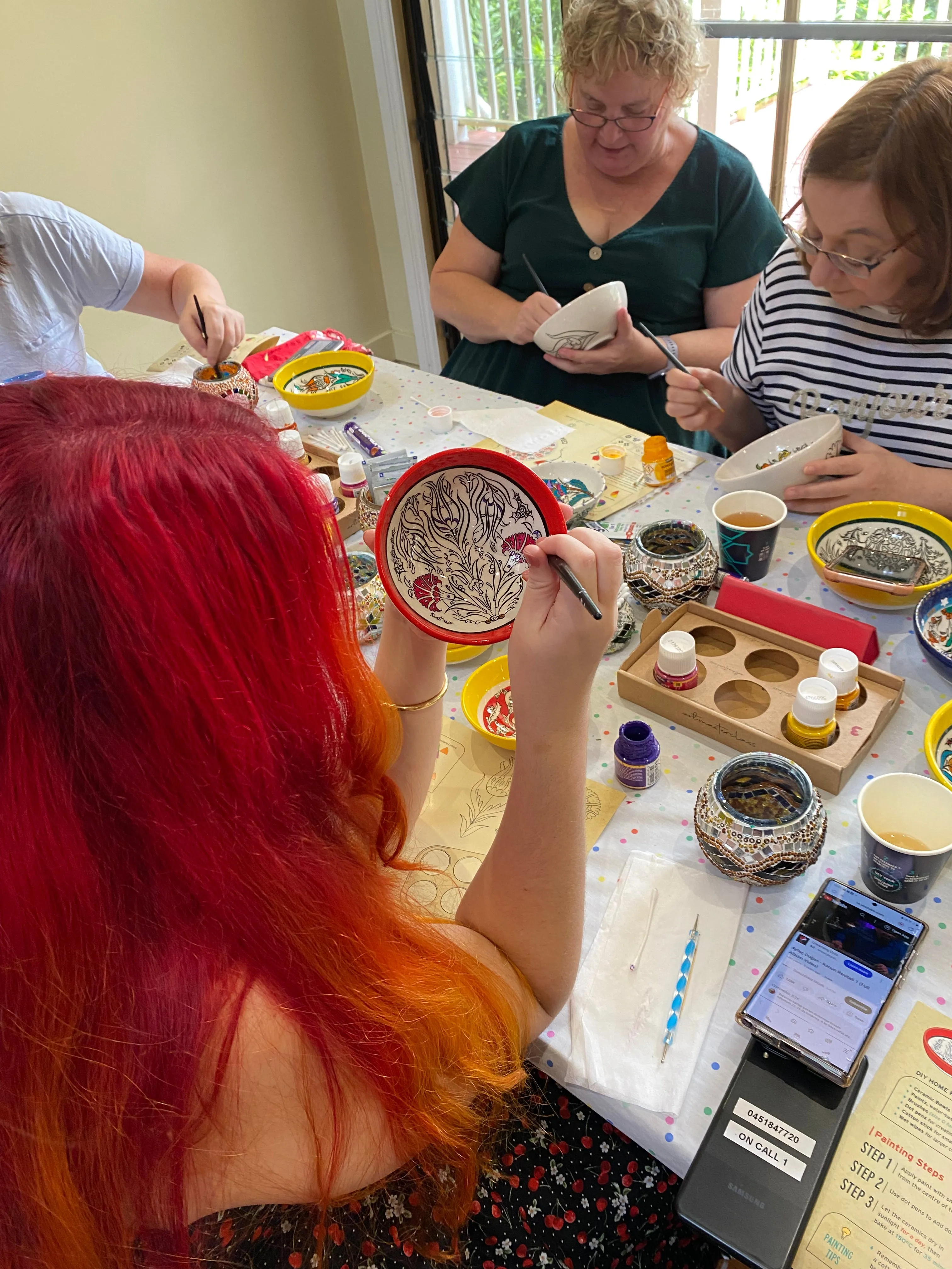 Ceramic Paint and Sip Classes in Brisbane