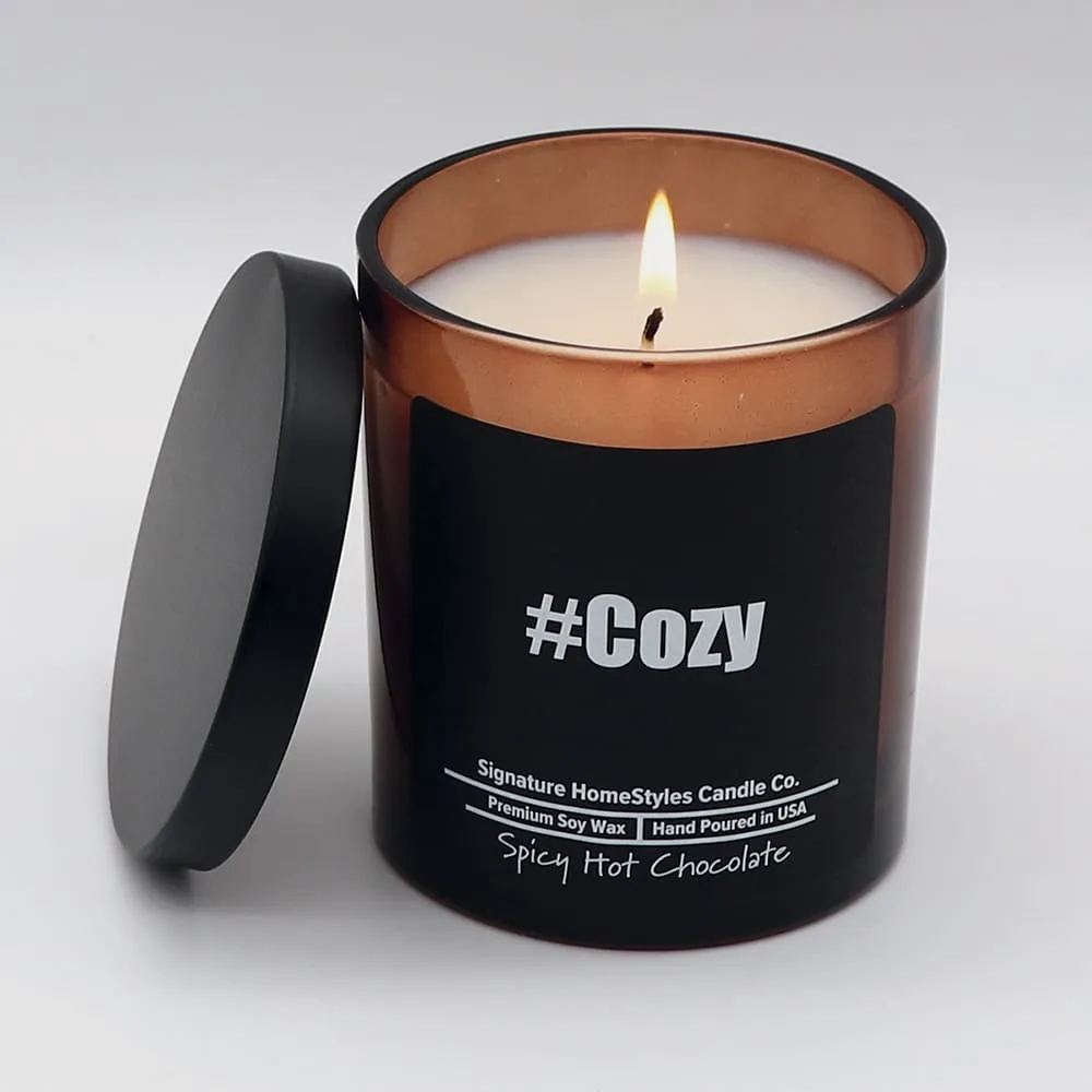 Cozy Spicy Hot Chocolate Soy Candle