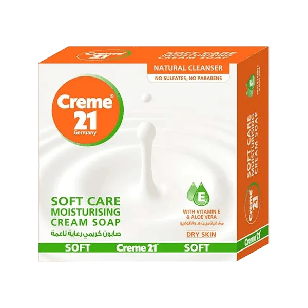 CREME 21 SOFT CARE MOISTURISING CREAM SOAP 125G