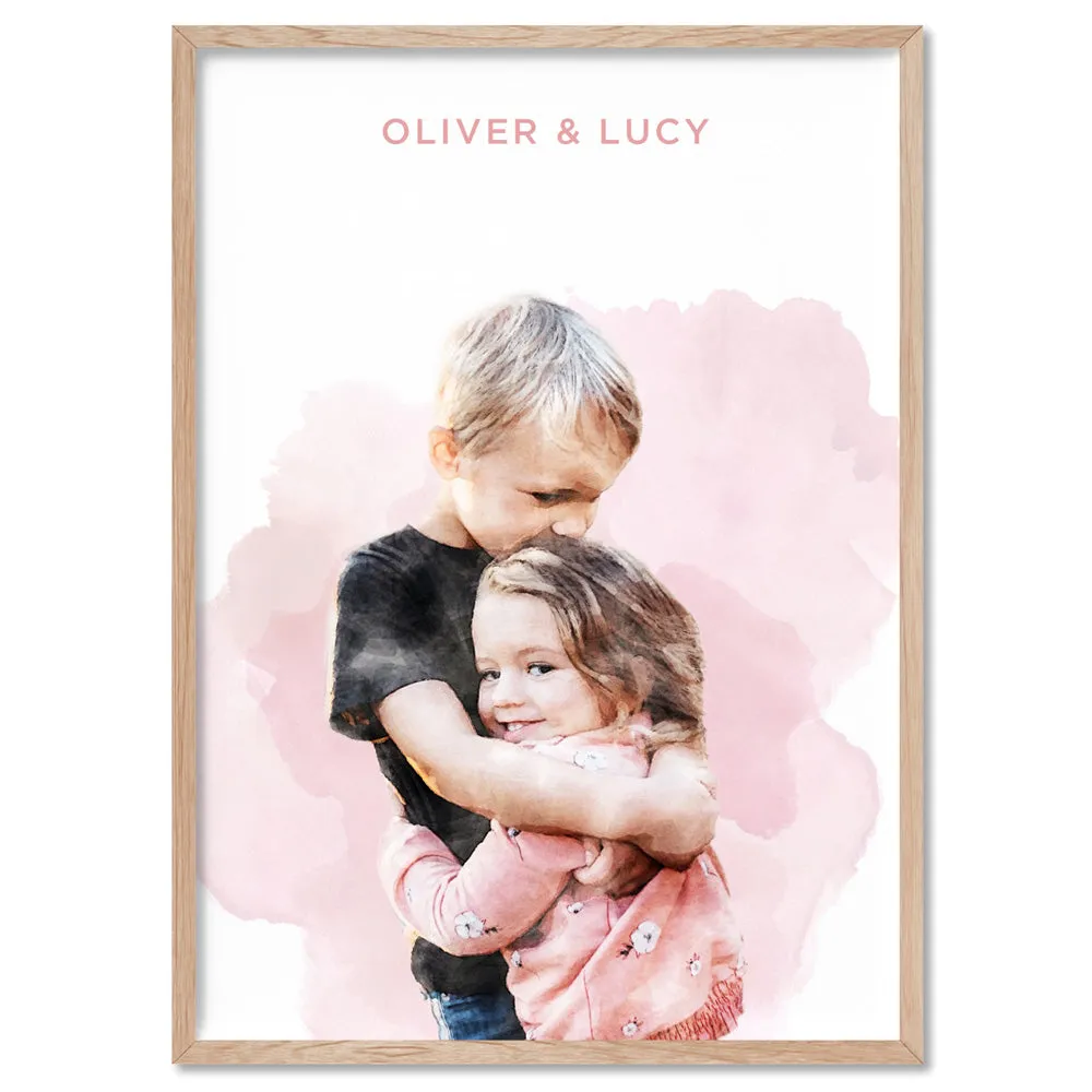 Custom Family Portrait | Watercolour - Art Print