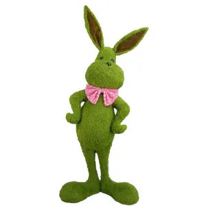 December Diamonds Green Garden Bunny With Bow Tie