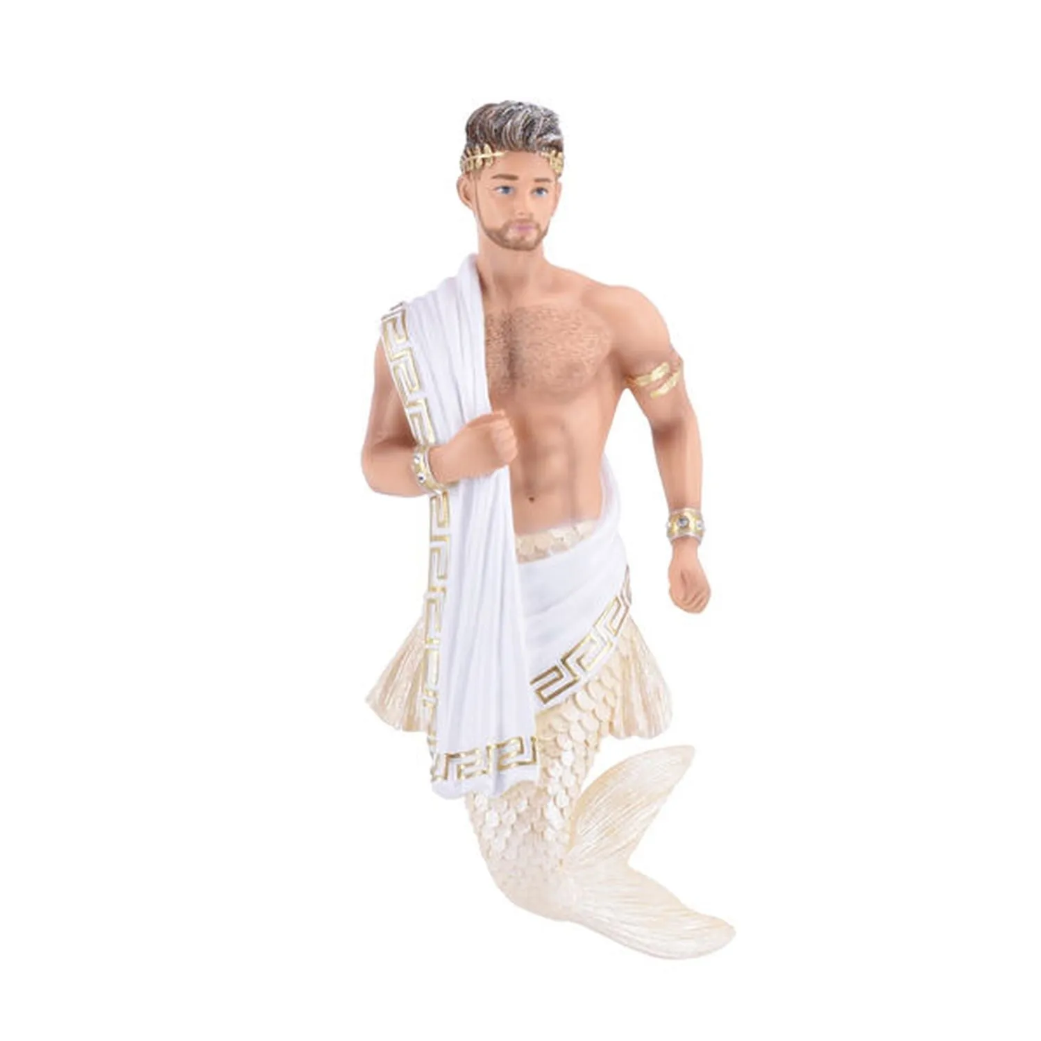 December Diamonds Mermen Grecian God Figurine