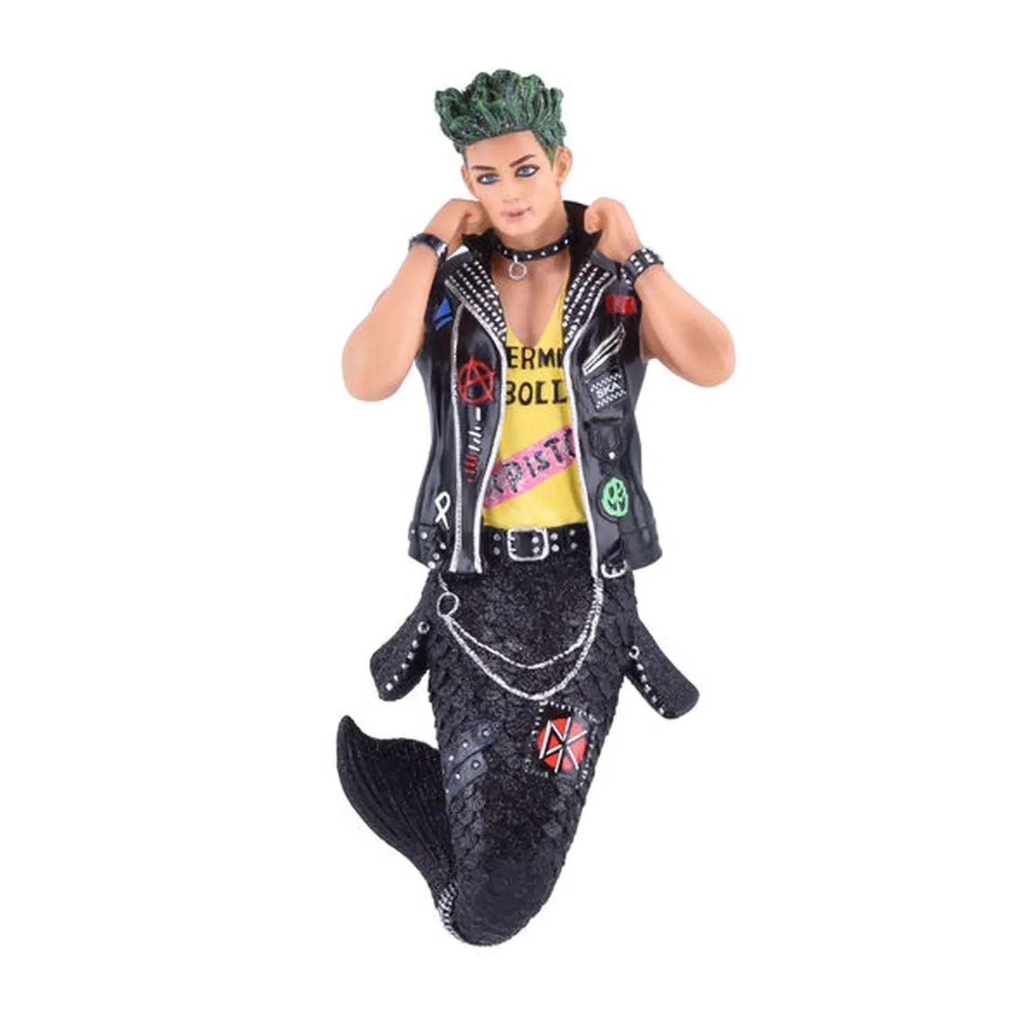 December Diamonds Mermen Punk Rocker Figurine