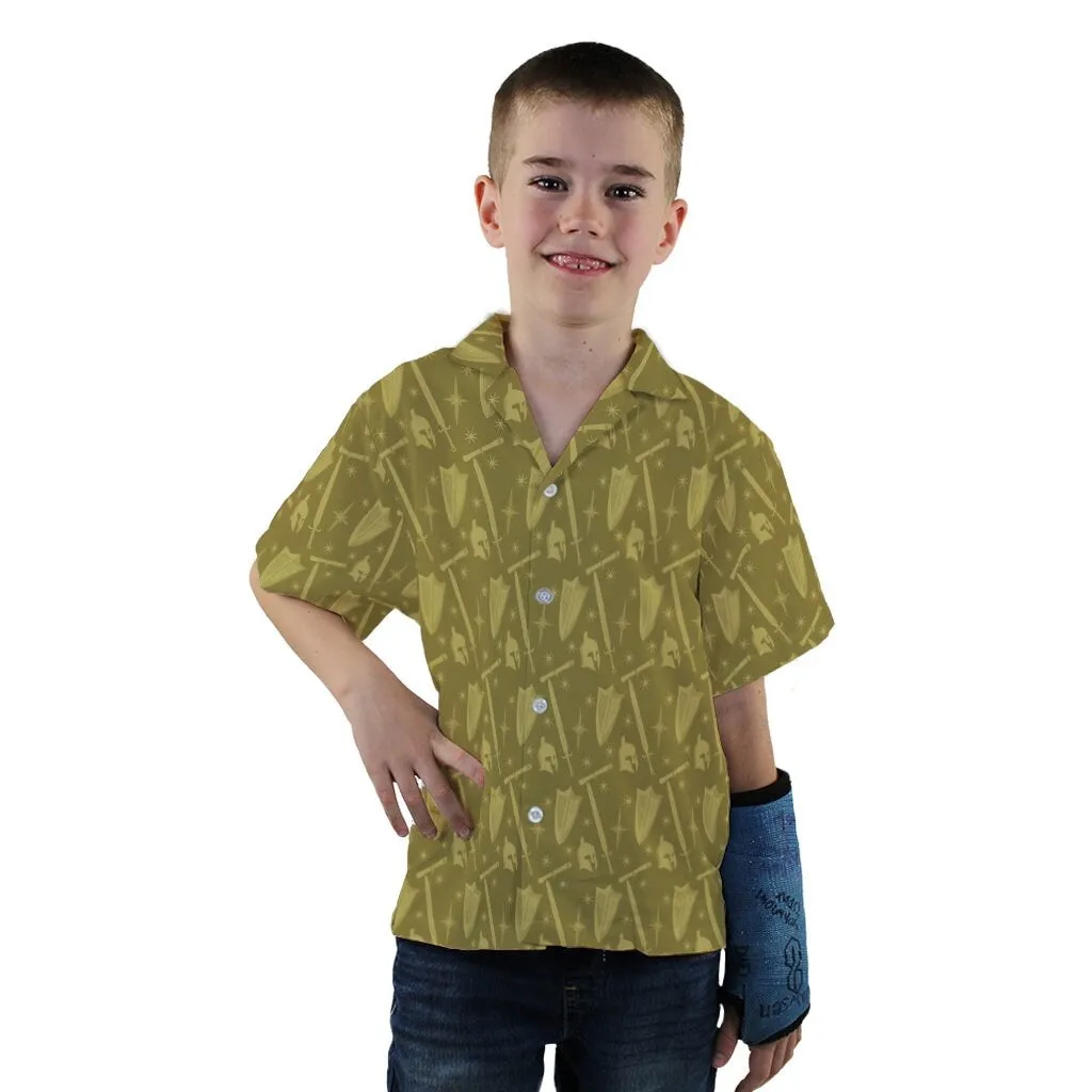 Dnd Paladin Class Youth Hawaiian Shirt