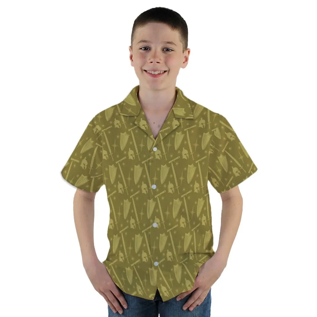 Dnd Paladin Class Youth Hawaiian Shirt