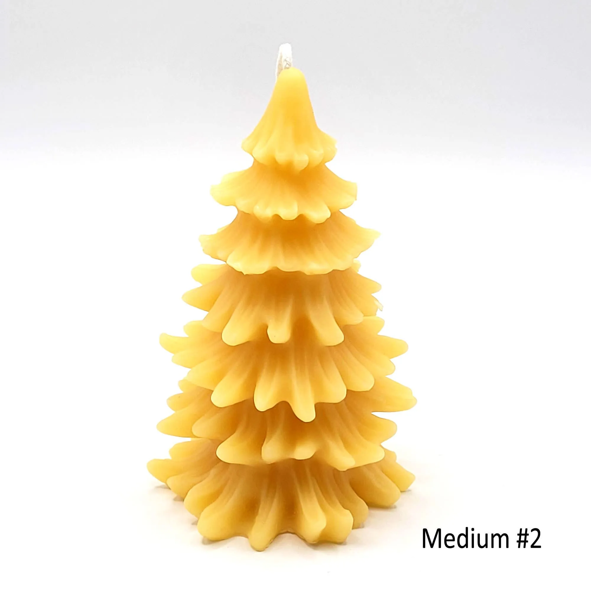 Eastvan bees - Beeswax Candle- Christmas trees