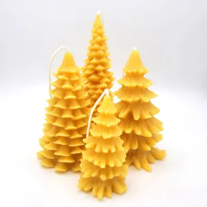 Eastvan bees - Beeswax Candle- Christmas trees