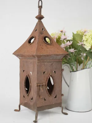 French peaked iron lantern 24½"