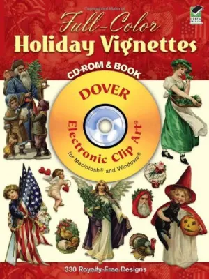 Full-Color Holiday Vignettes CD-ROM and Book (Dover Electronic Clip Art) Paperback ‚Äì January 11, 2002