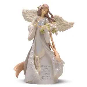 Hamilton I'll Hold You In My Heart Remembrance Angel Figurine - Karen Hahn