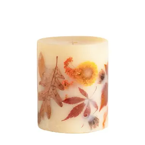 Harvest Pumpkin Small Round Botanical Candle