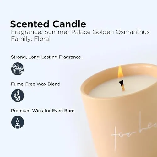 Heart Home Scented Candles | Fragrance Candles | Candles for Wedding | Candles for Bedroom | Birthday Candles | Valentines Day Gifts Candles | DY-230705-3B | White