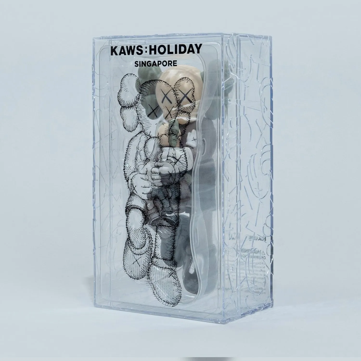 Kaws Holiday Singapore Vinyl Figure, Brown