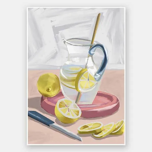 Life & Lemonade Unframed Art Print