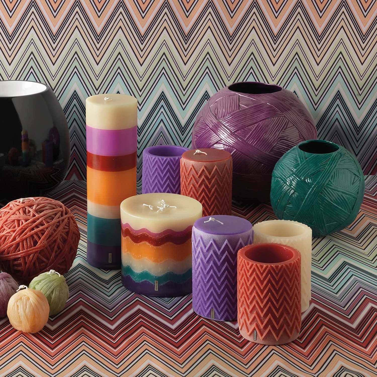 missoni home | flame torta candle | colour 159