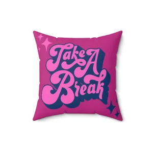 MyDreamMyTee Faux Suede Square Pillow