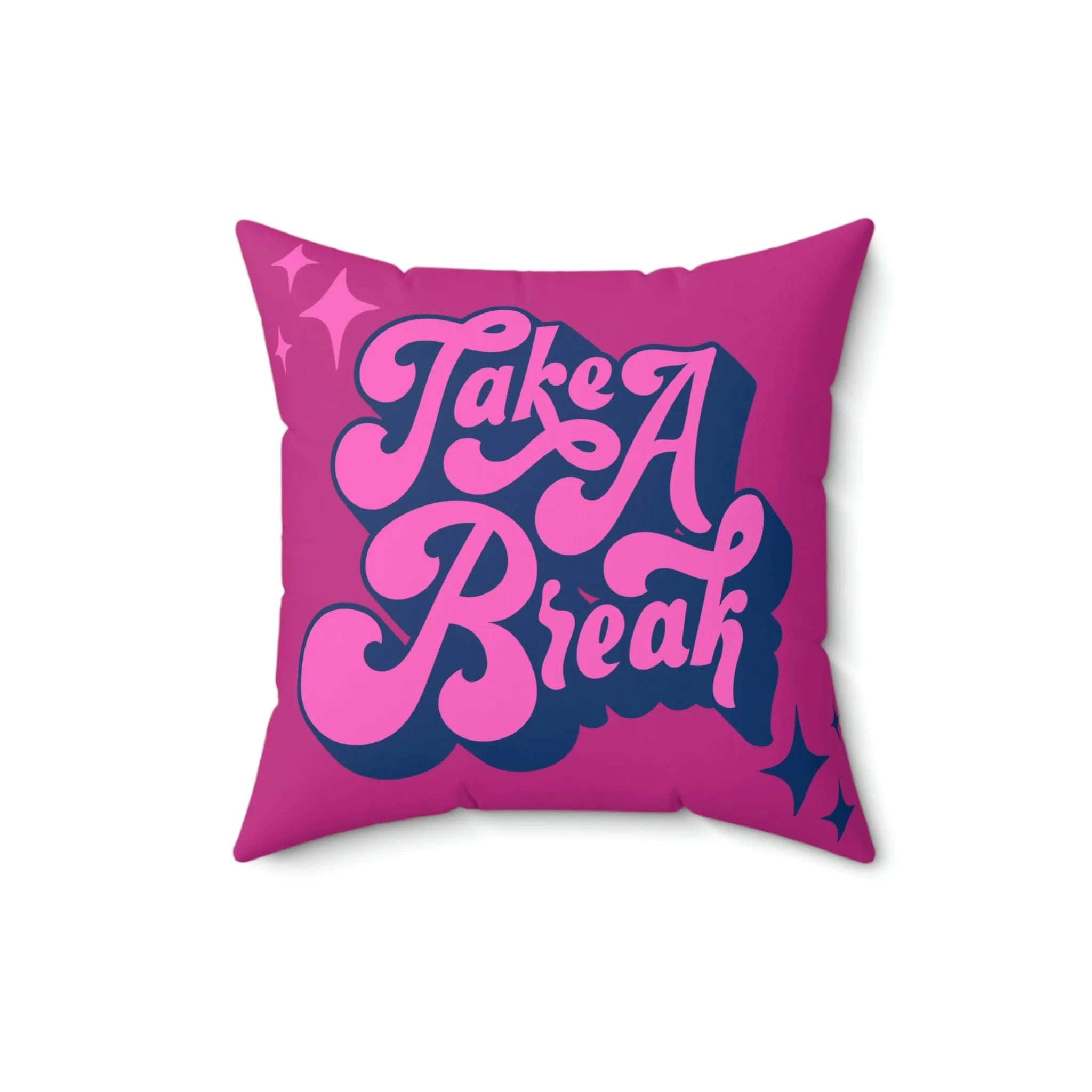 MyDreamMyTee Faux Suede Square Pillow