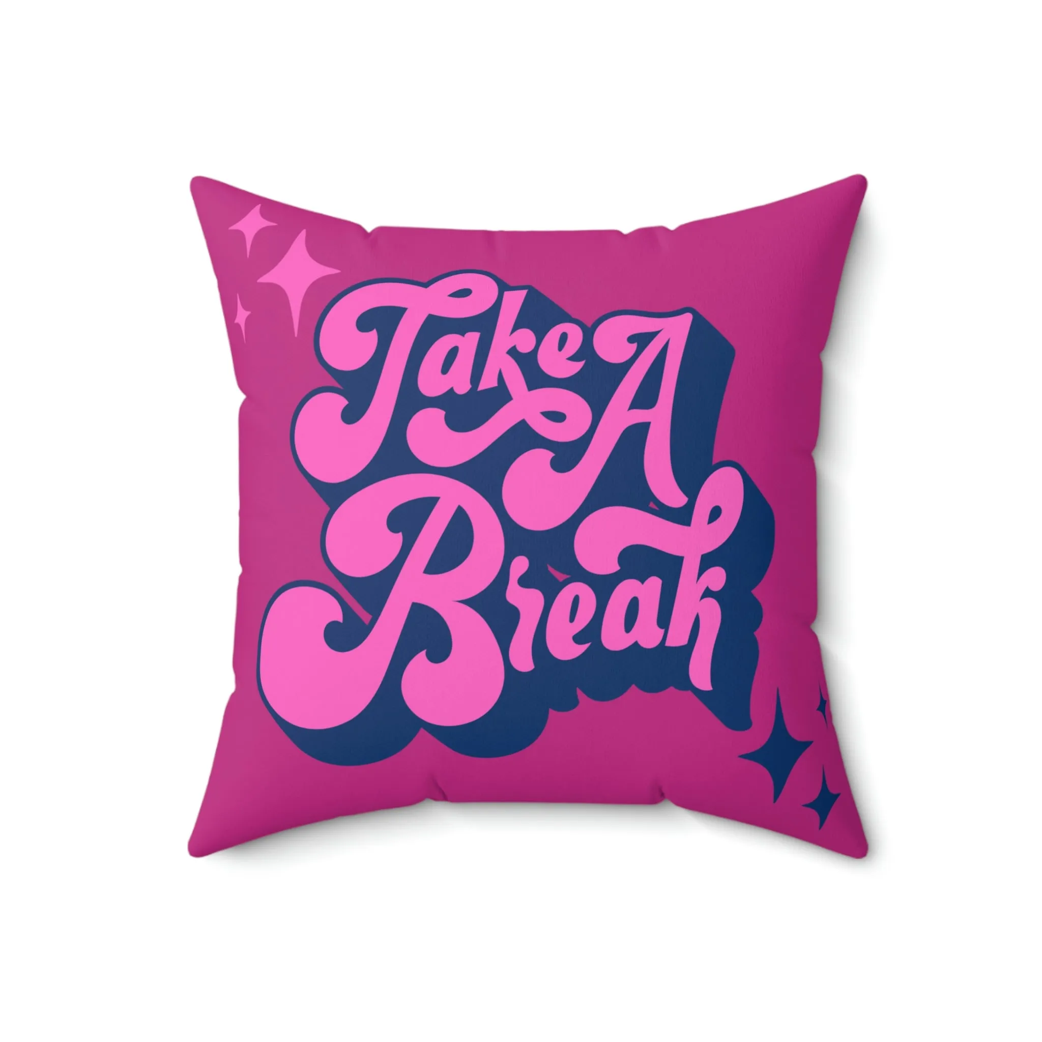 MyDreamMyTee Faux Suede Square Pillow