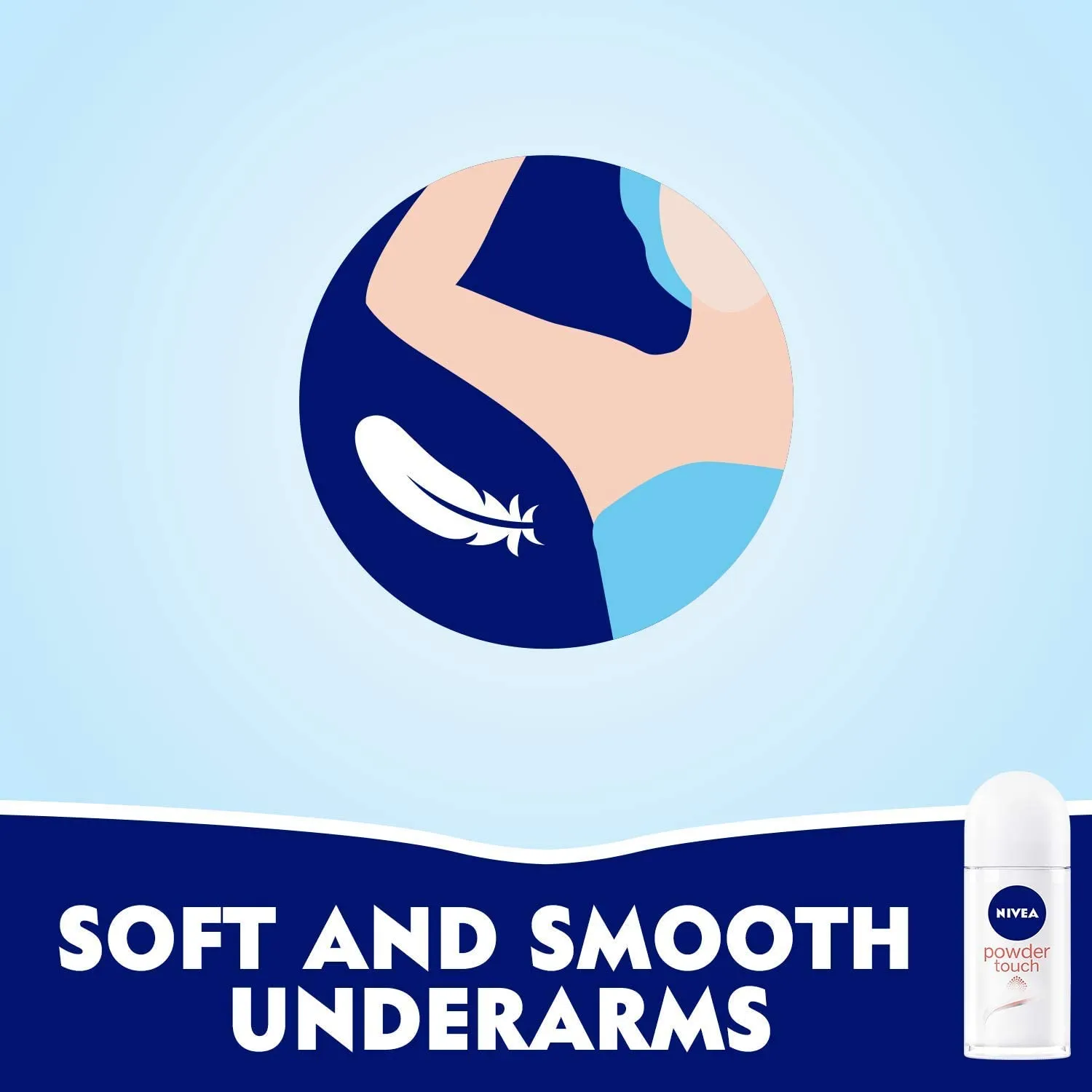 Nivea Powder Touch Antiperspirant For Women Roll-on