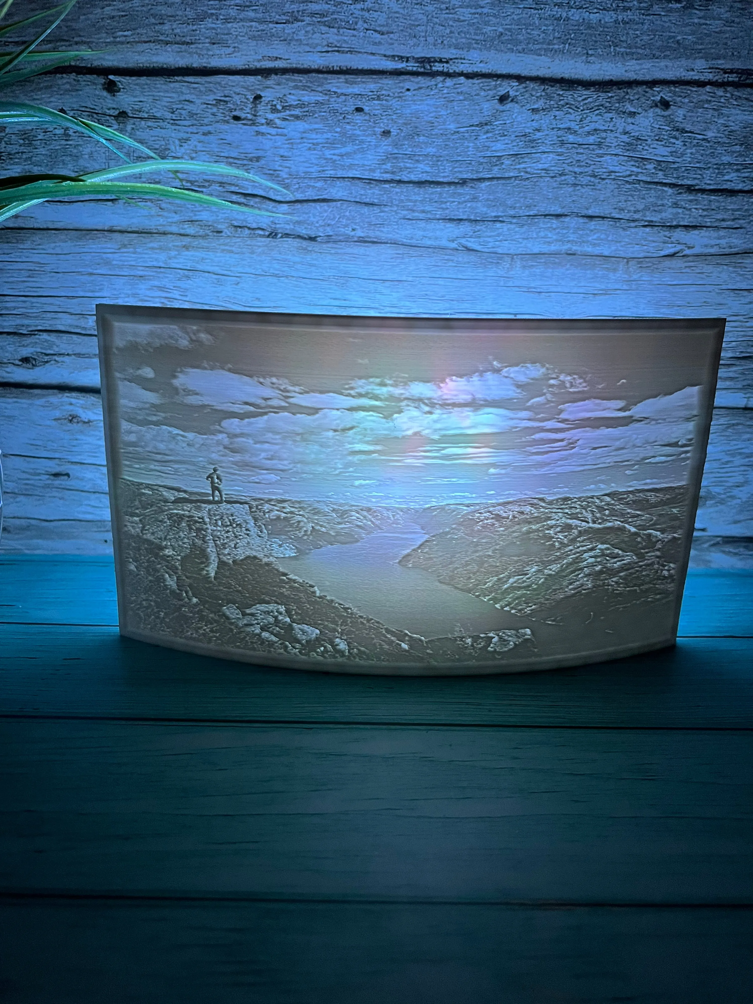 Personalized Light Up Lithophane Photo