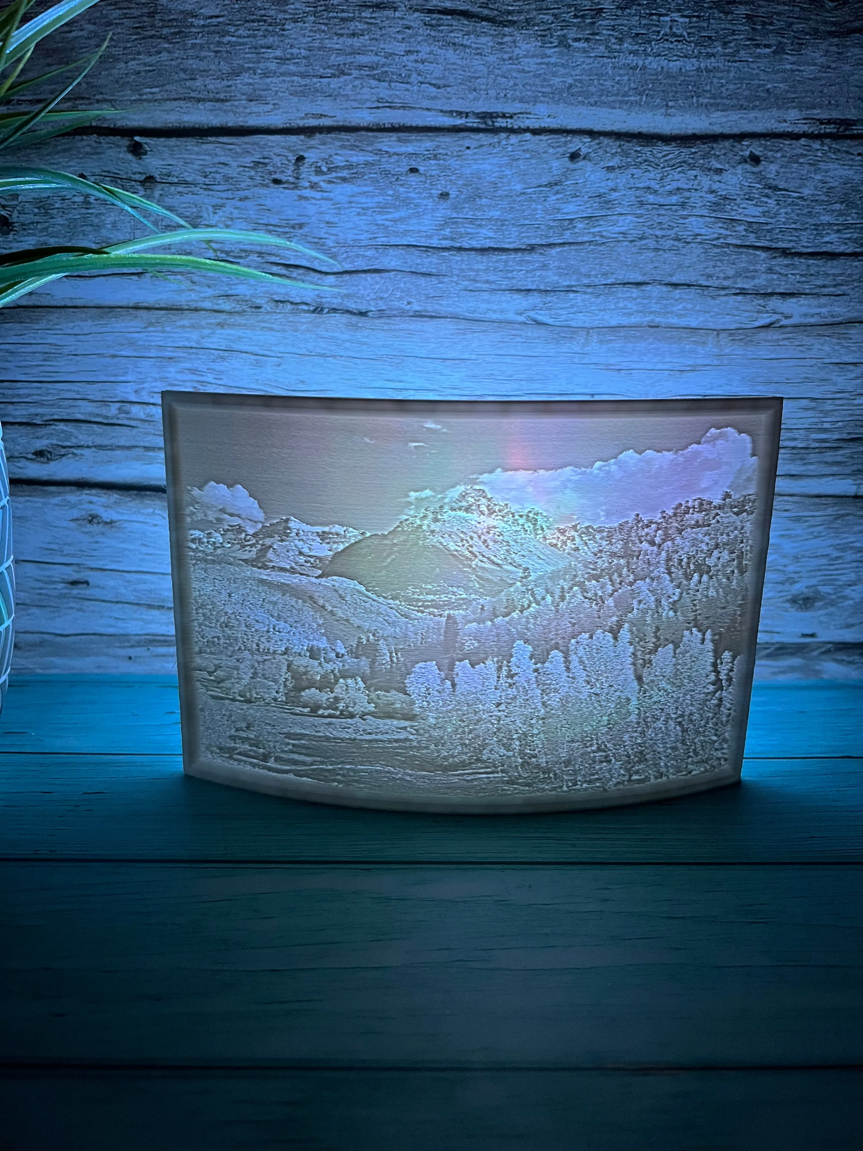 Personalized Light Up Lithophane Photo