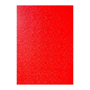 Poppy Crafts A4 Premium Textured Cardstock 10 Pack - Red