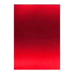 Poppy Crafts Letter Size Premium Metallic Cardstock 10 Pack - Crimson Red