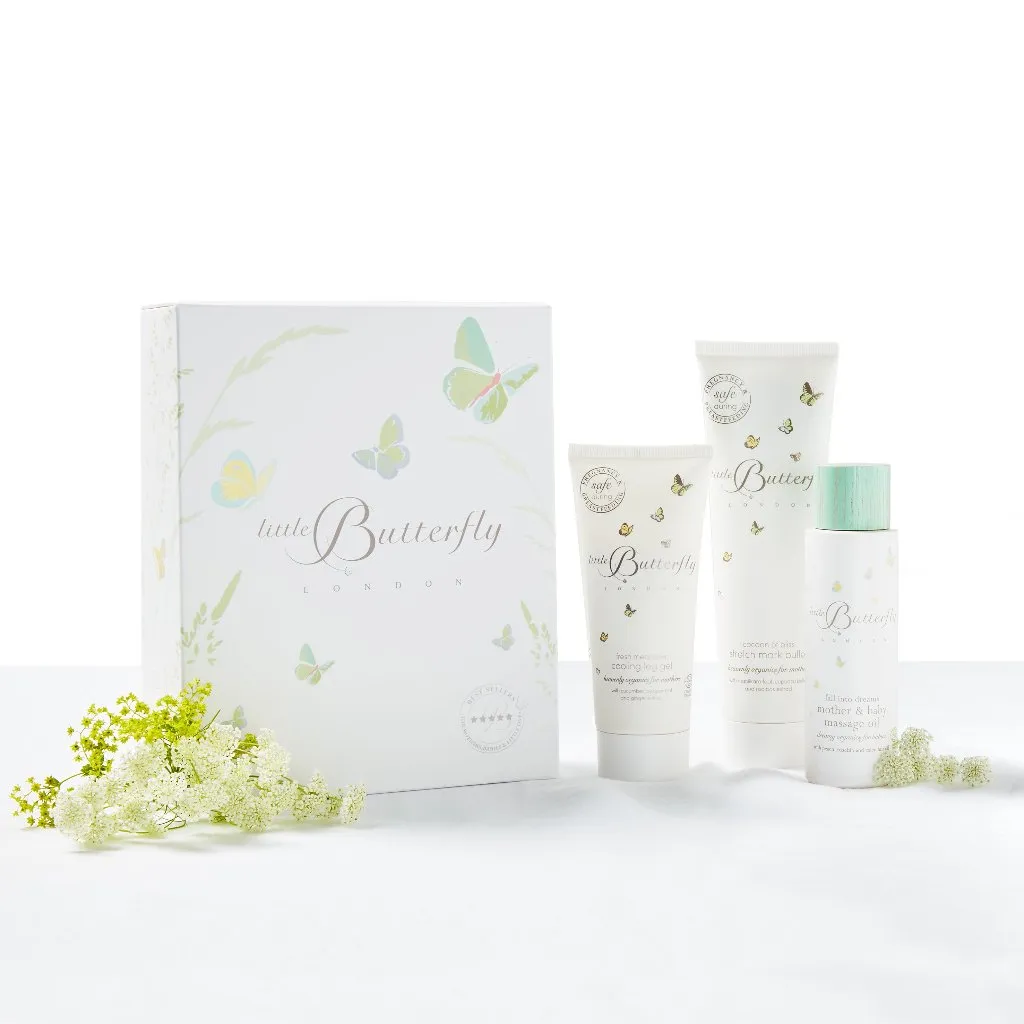 Pregnancy Essentials Skincare Gift Set by Little Butterfly London