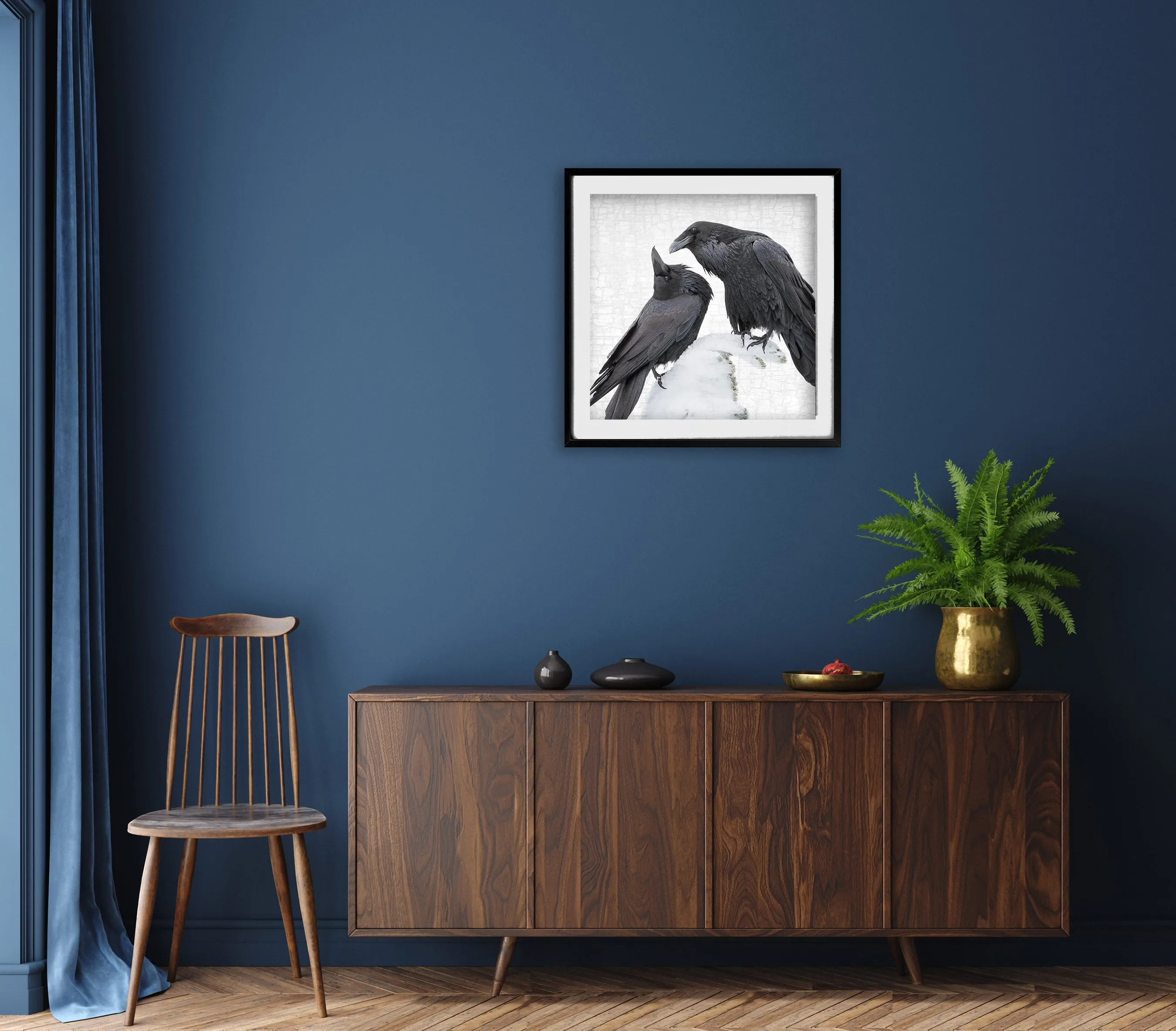 RAVEN TANGO - Fine Art Print, Raven Portrait Series