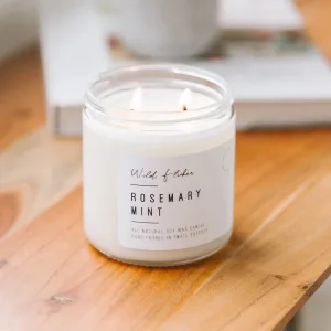 Rosemary   Mint Double Wick Candle