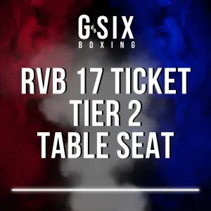 RVB 17 Fight Night Ticket- Tier 2 Table Ticket