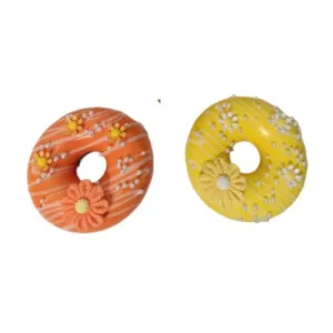 Set of 2 Silicone Sponge Artificial Donut