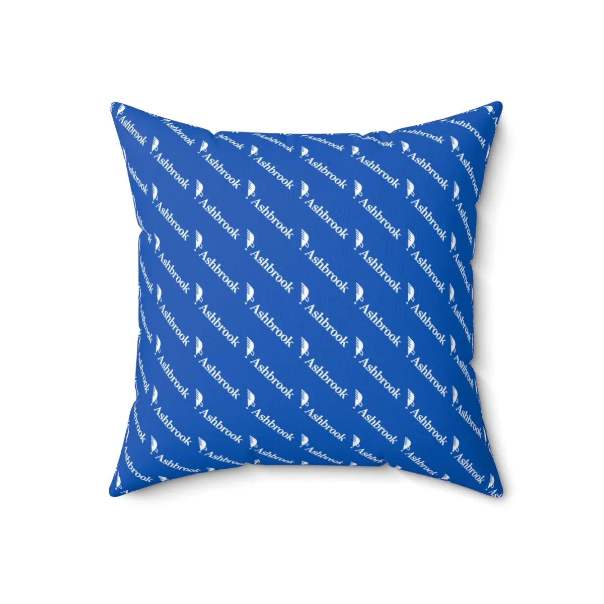 Spun Polyester Square Pillow with Classic Logo