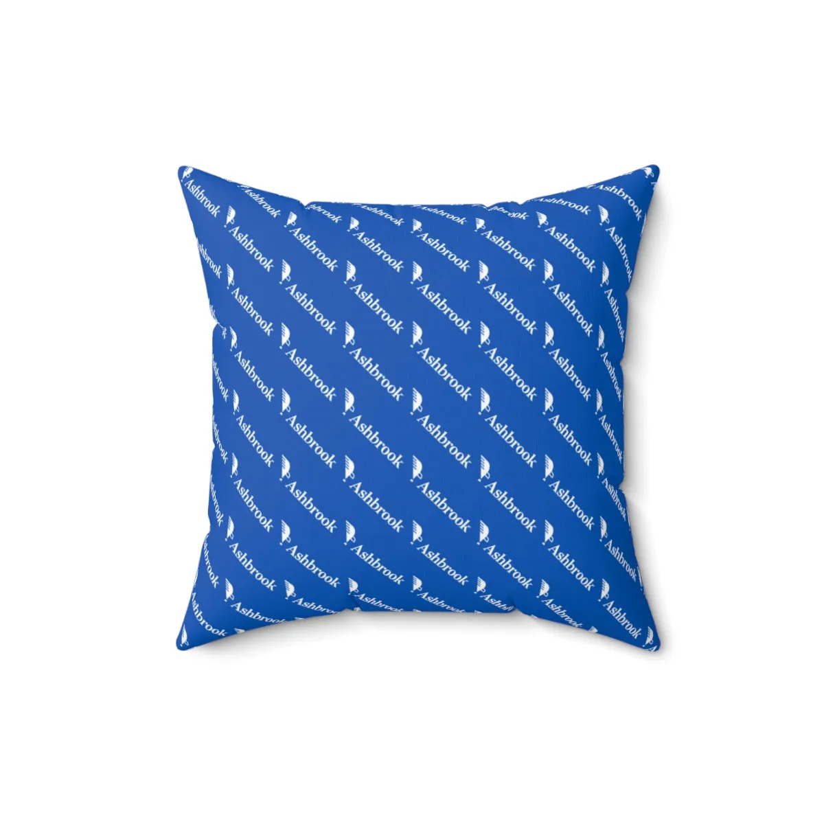 Spun Polyester Square Pillow with Classic Logo