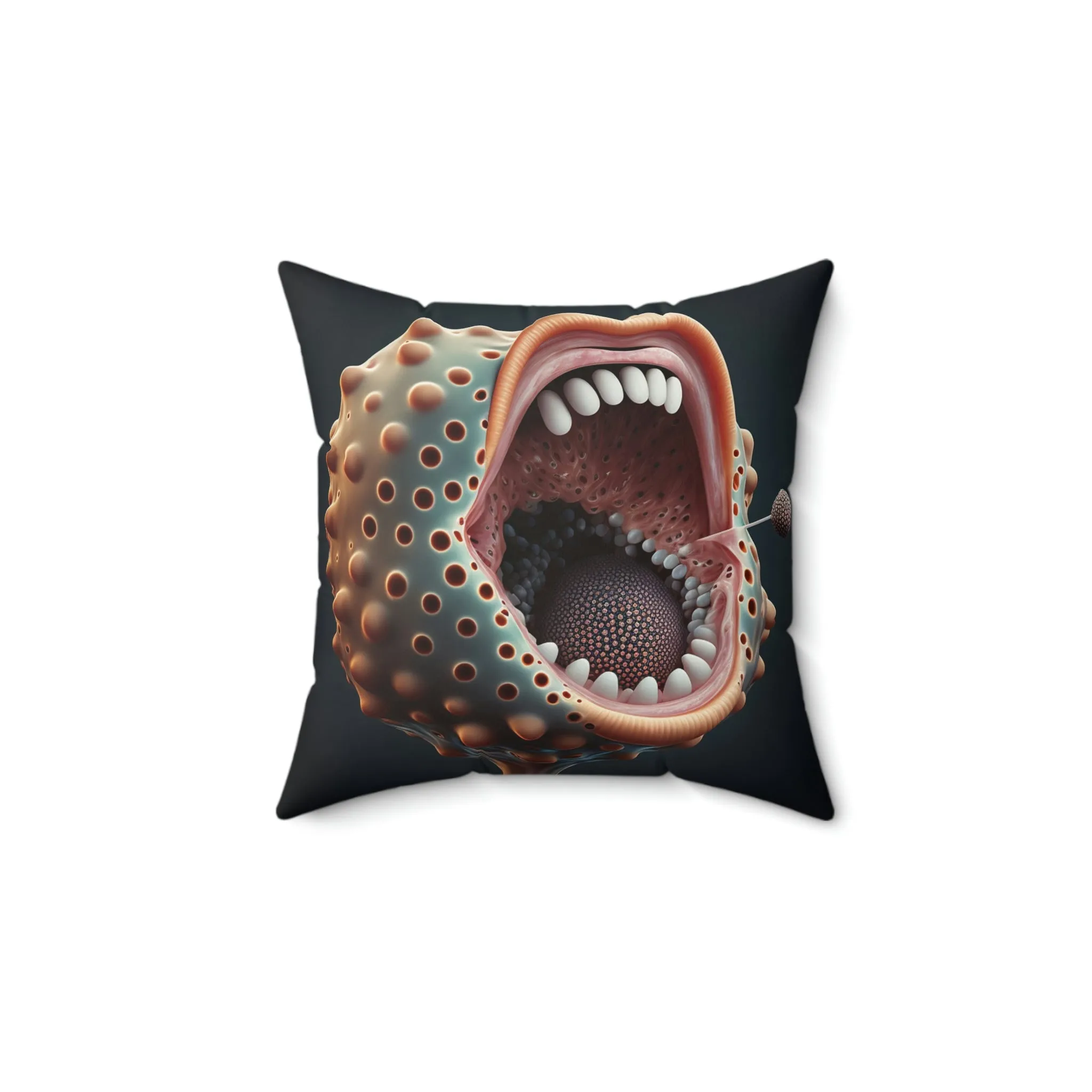 The Germ reversible throw pillow