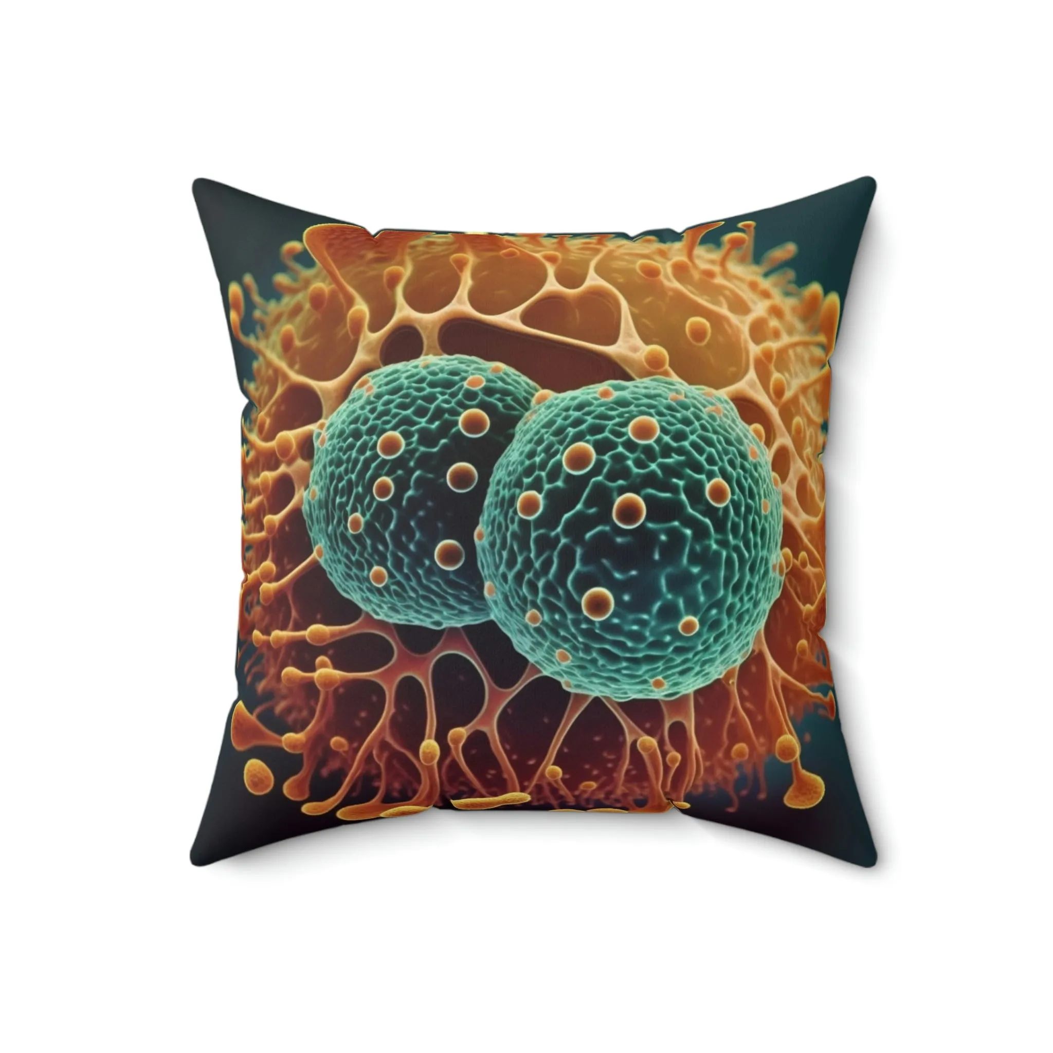 The Germ reversible throw pillow