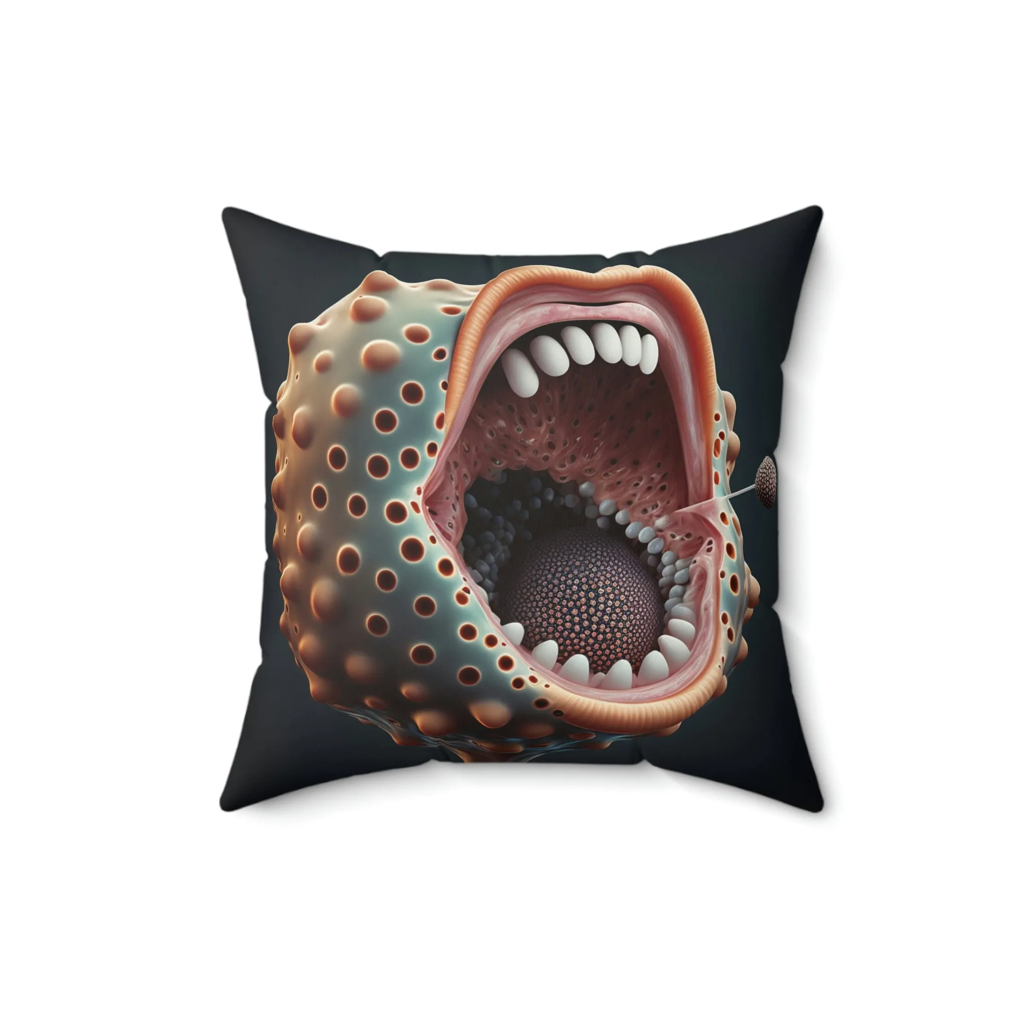 The Germ reversible throw pillow