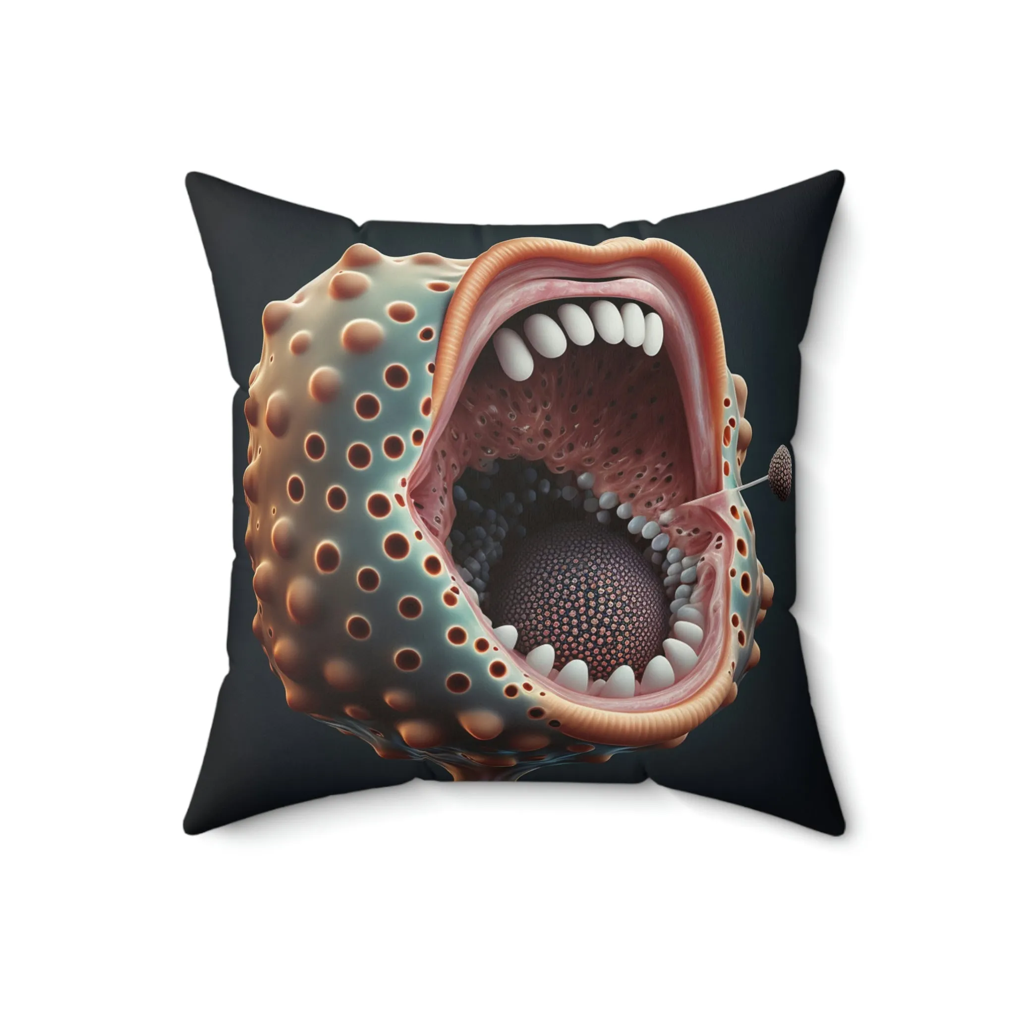 The Germ reversible throw pillow