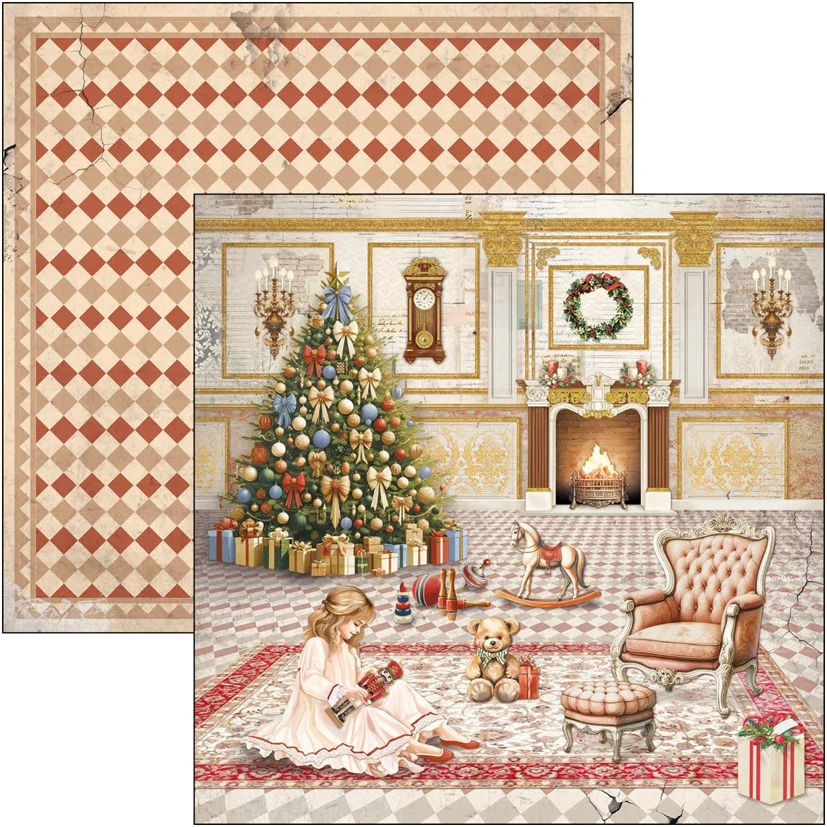 The Nutcracker Paper Pad 12"x12" 12/Pkg