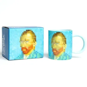 Today Is Art Day Pixel Art Mug 11oz Vincent Van Gogh (Ó)