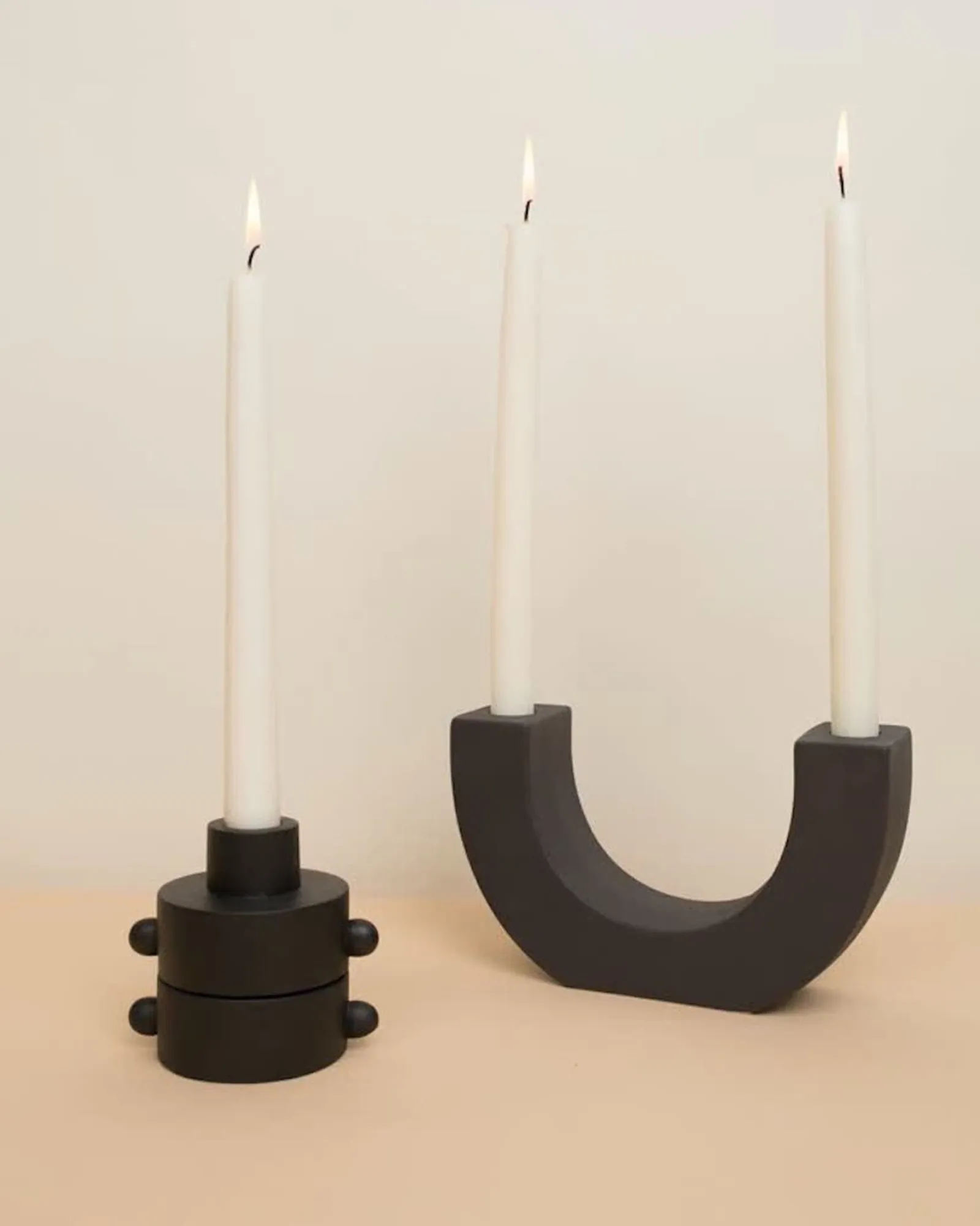 U Taper Candle Holder